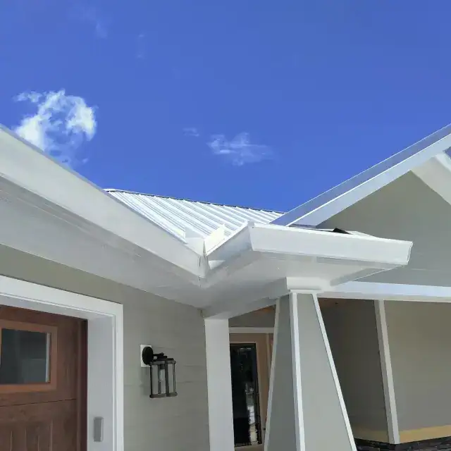 Seamless gutter installation by Heavy Metal Gutters — project 1
