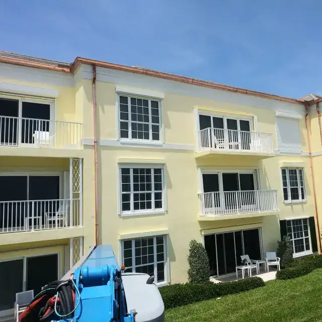 Commercial gutter installation — project 4