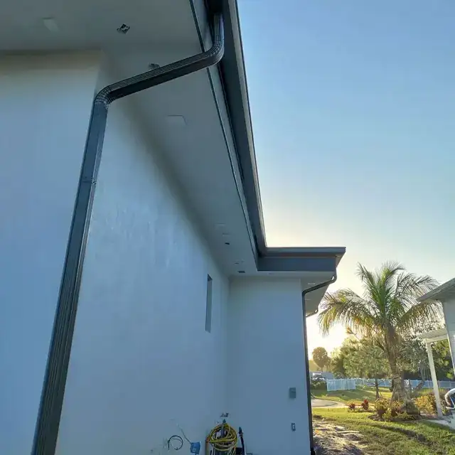 Seamless gutter installation by Heavy Metal Gutters — project 4
