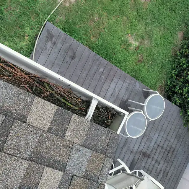 Gutter cleanout and repair — project 6