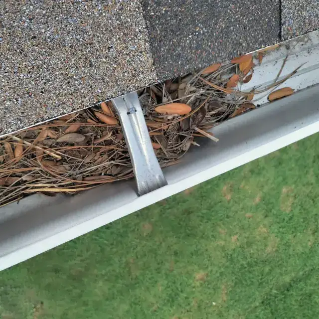 Gutter cleanout and repair — project 7