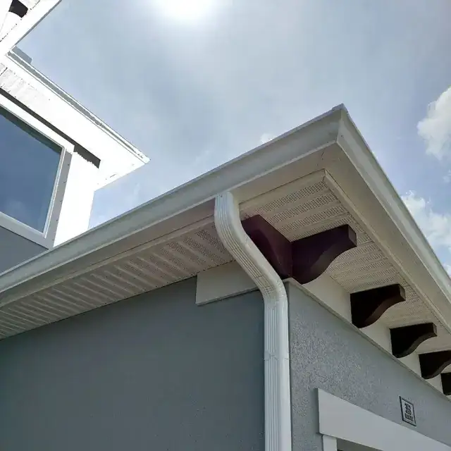 Seamless gutter installation by Heavy Metal Gutters — project 8