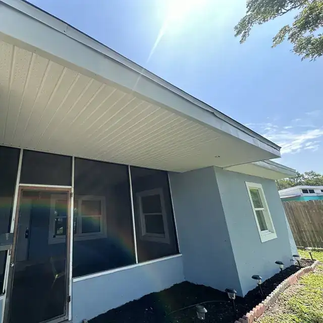 Seamless gutter installation by Heavy Metal Gutters — project 21