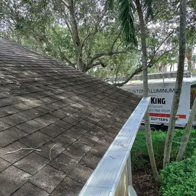Seamless gutter installation by Heavy Metal Gutters — project 25