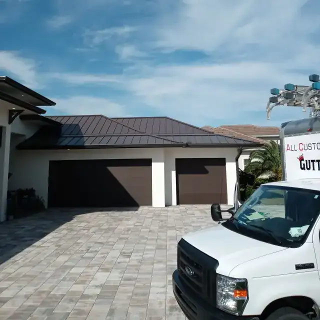 Seamless gutter installation by Heavy Metal Gutters — project 27
